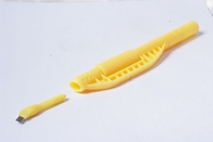 Μίας χρήσης χειρωνακτική μάνδρα δερματοστιξιών στο professinal, κίτρινο Microshading Handpiece και αποσπάσιμος