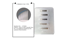 Μήκος 1mm σκιάζοντας επίπεδο βελόνων μηχανών δερματοστιξιών για Microblading Shader