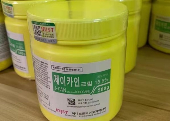 Κορέα j-CAIN 15,6% 10,56% κρέμα 500g/pcs αναισθητικού 25,8% προσώπου